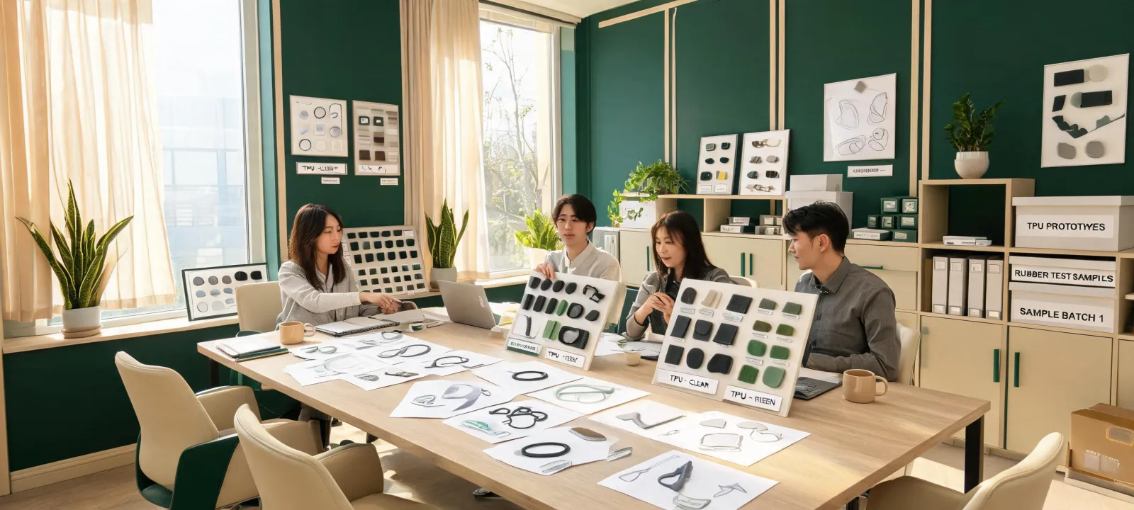 Pirelli materials team workspace