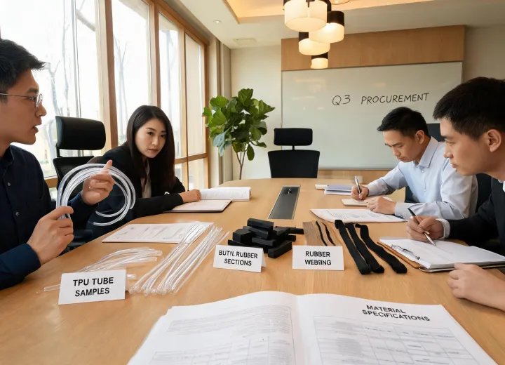 Rubber service review desk